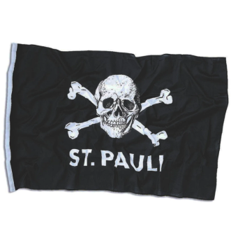 FC St. Pauli - Hissfahne Totenkopf 120x200cm